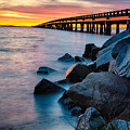 Manns Harbor Bridge Sunset 1127